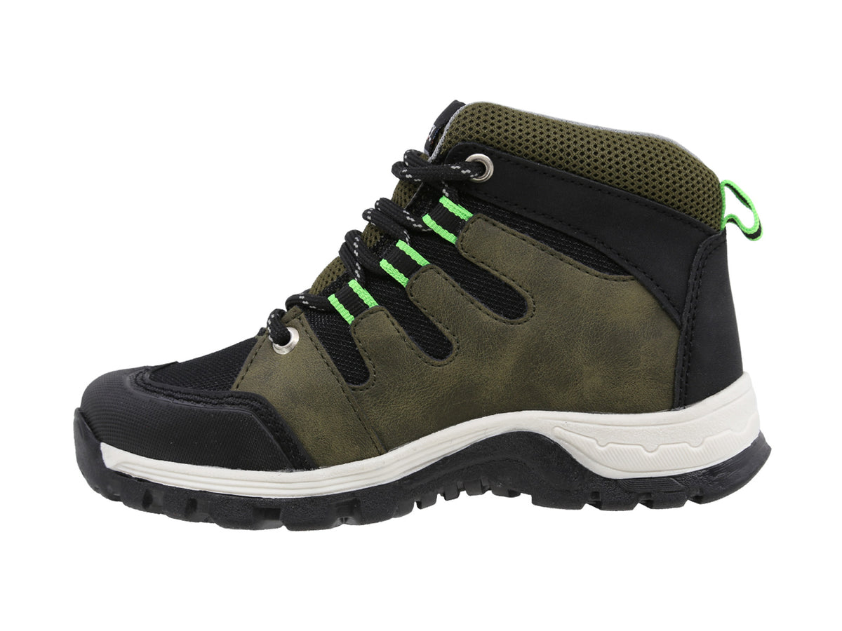 Bota Hiking Discovery Expedition Kids Blackwood 2011 Militar Para Niño