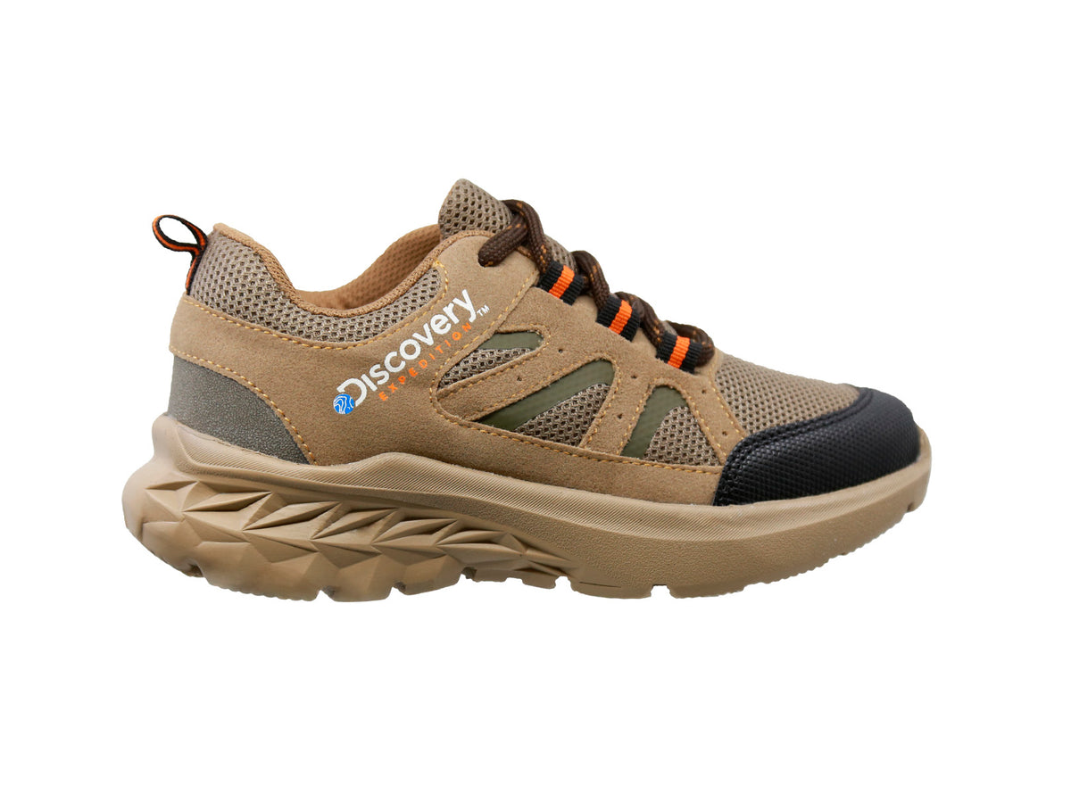 Tenis Casual Discovery Janka 4010 Camel Para Niño